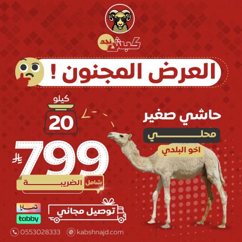 حاشي كبش نجد (20 كيلو محلي)