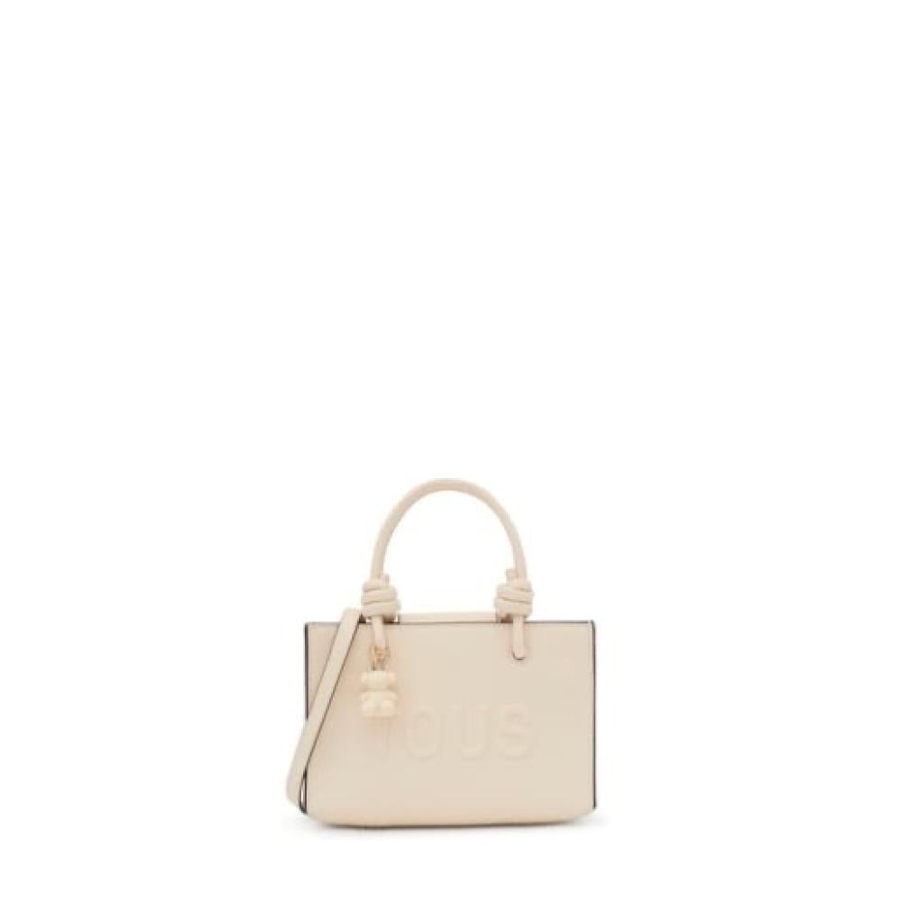 Beige Horizontal minibag TOUS