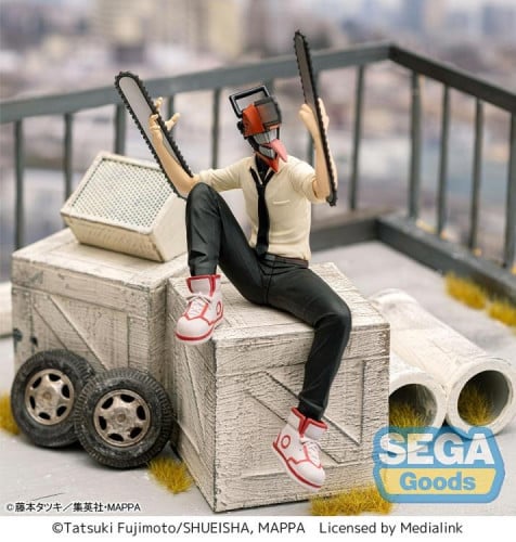 Chainsaw Man - Denji as Chainsaw Man Premium Perch...