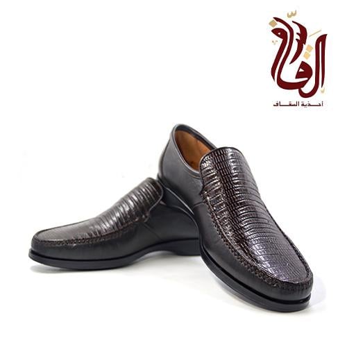 رسميه 1071 جزمه جلد طبيعي رجالي