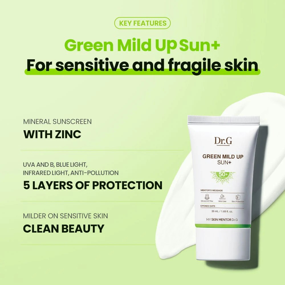 Dr.G Green Mild Up Sun+ (SPF50+/PA++++) 50ml