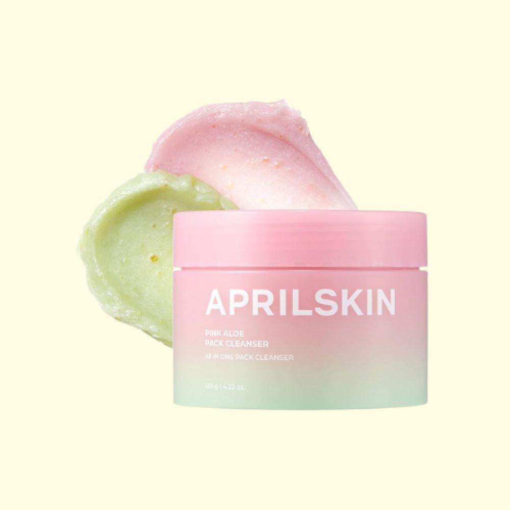 APRILSKIN - Pink Aloe Pack Cleanser منظف الصبار الوردي
