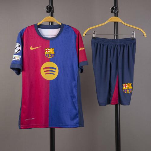 طقم برشلونة الاساسي نسخه جماهير 2024/2025