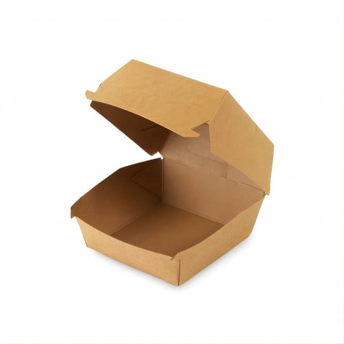 علب برجر رقم1 ورق كرافت 200 حبة