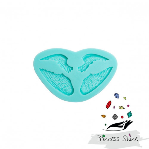 441 - قالب سيليكون اجنحة نمطين