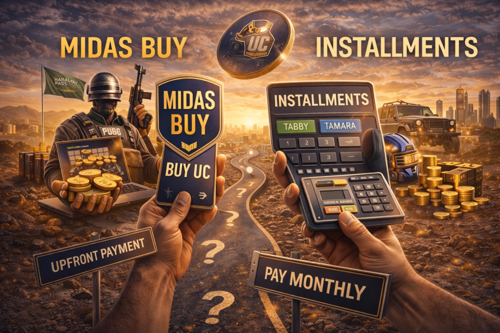 قبل أن تشحن شدات ببجي: ماذا يميز ميداس باي الرسمي ومتى تختار التقسيط؟