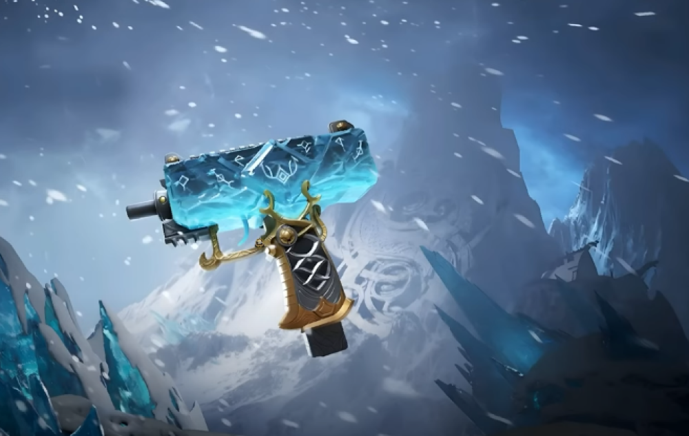 تسريبات ببجي PUBG leaks | المثيك الذهبي UZI GLACIER