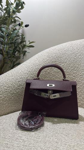 Red wine (burgundy) Kelly bag كيلي برغندي