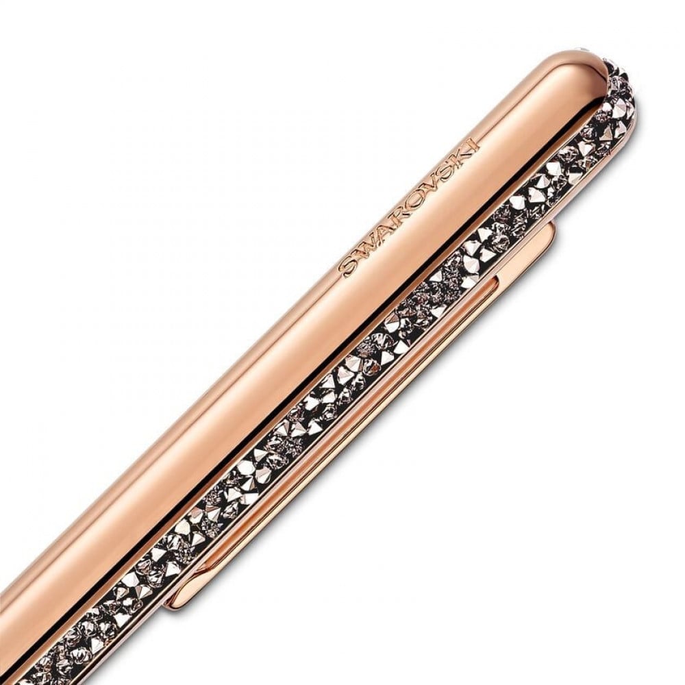 قلم حبر جاف Crystal Shimmer لون ذهبي وردي طلاء ذهبي وردي