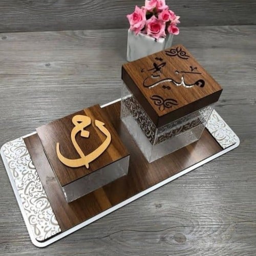 مباخر خشبي بالاسم