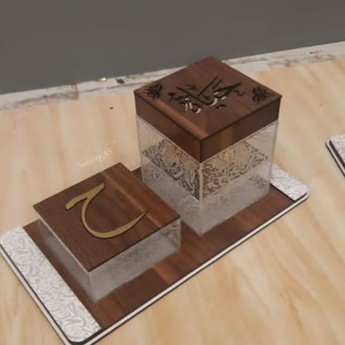 مباخر خشبي بالاسم