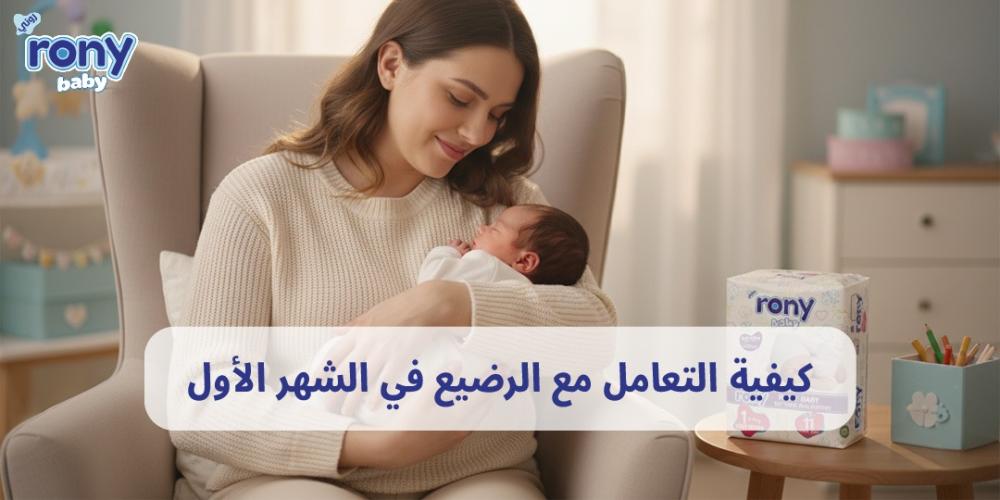 كيفية التعامل مع الرضيع في الشهر الأول