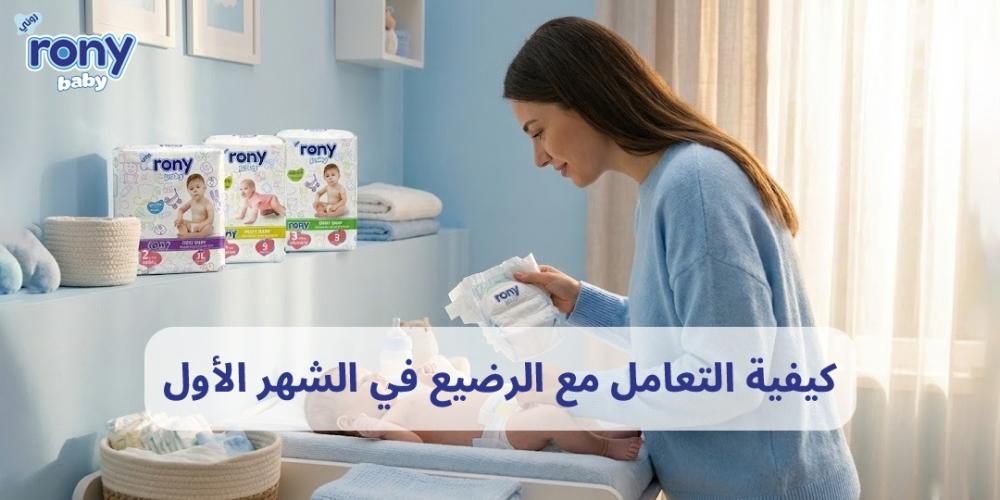 كيفية التعامل مع الرضيع في الشهر الأول