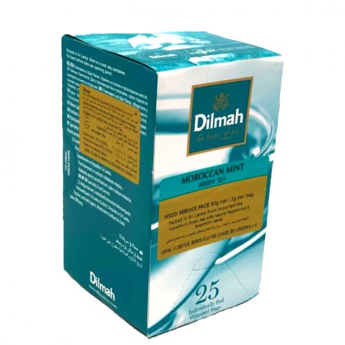 شاي دلما أخضر بالنعناع المغربي 25 كيس