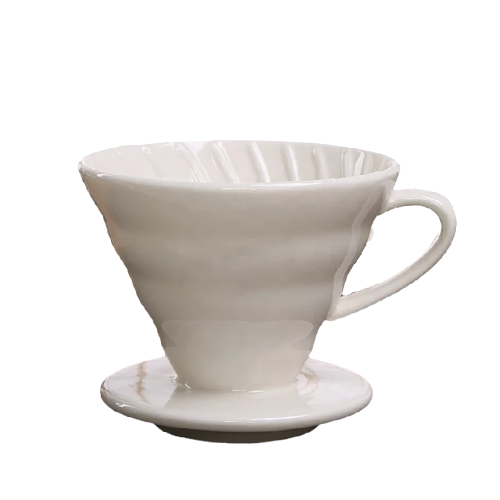 قمع الترشيح السيراميك V60 أبيض مقاس02