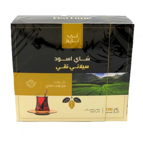 شاي تي تايم سيلاني أسود 100 كيس
