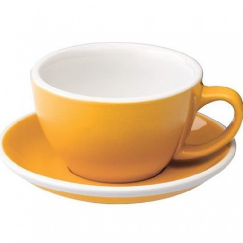 كوب لاتيه ceramic أصفر