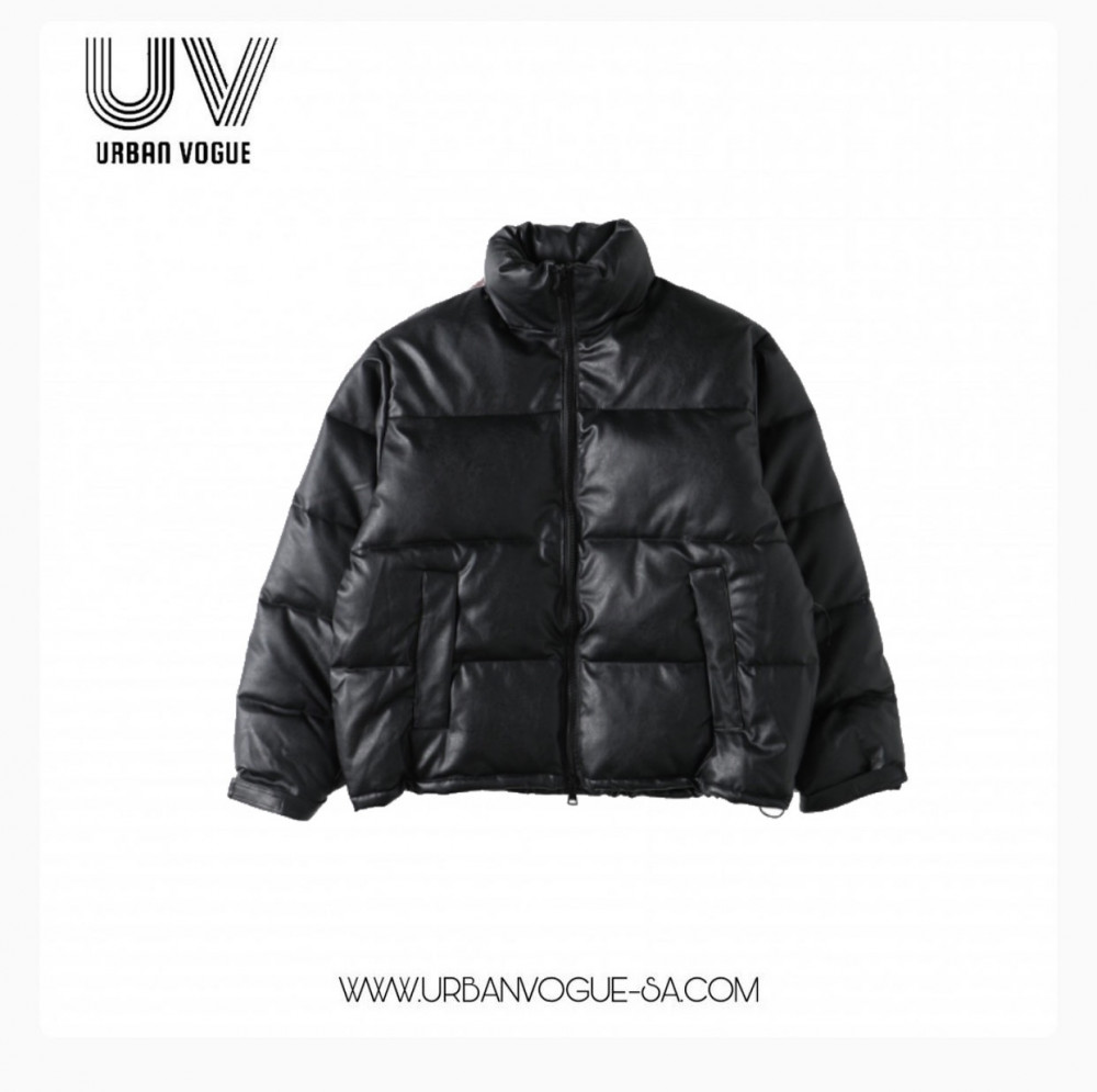 mki leather bubble jacket