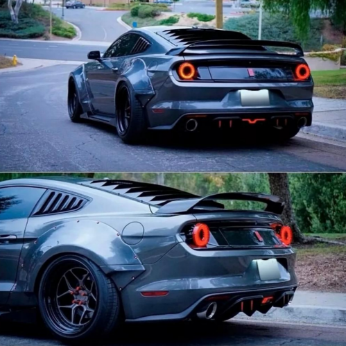 طقم اسطبات خلفي للموستنق دائري احمر 15-21