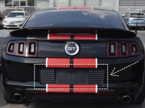 قاعد لوحه خلفيه واماميه موستنق 13-14