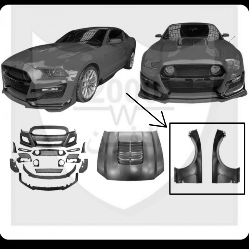 طقم رفارف شلبي 350 بموديل 13-14