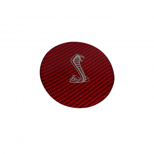 علامة دركسون شلبي كاربون فايبر احمر 15+