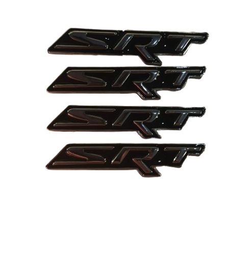 علامة SRT  اسود طقم 4 صغير