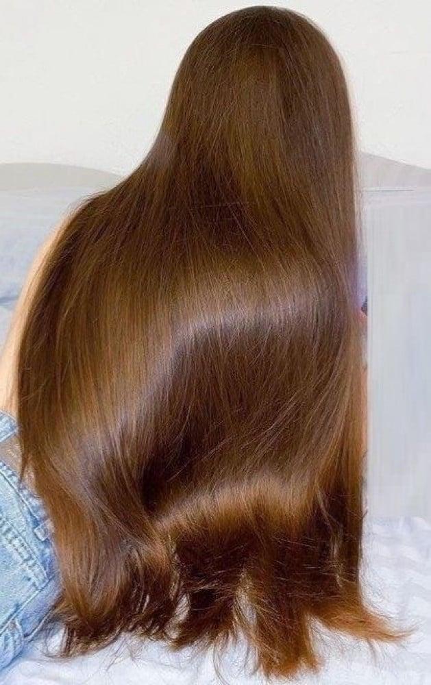 صبغة الشعر بخلاصة زيت الأرغان الطبيعي / لون كراميل