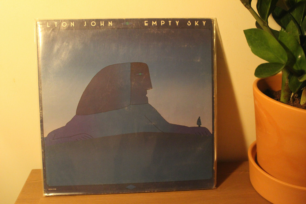 Elton John Lp Empty Sky Mca Records 1975 Near Mint Vinyl شارع قابل