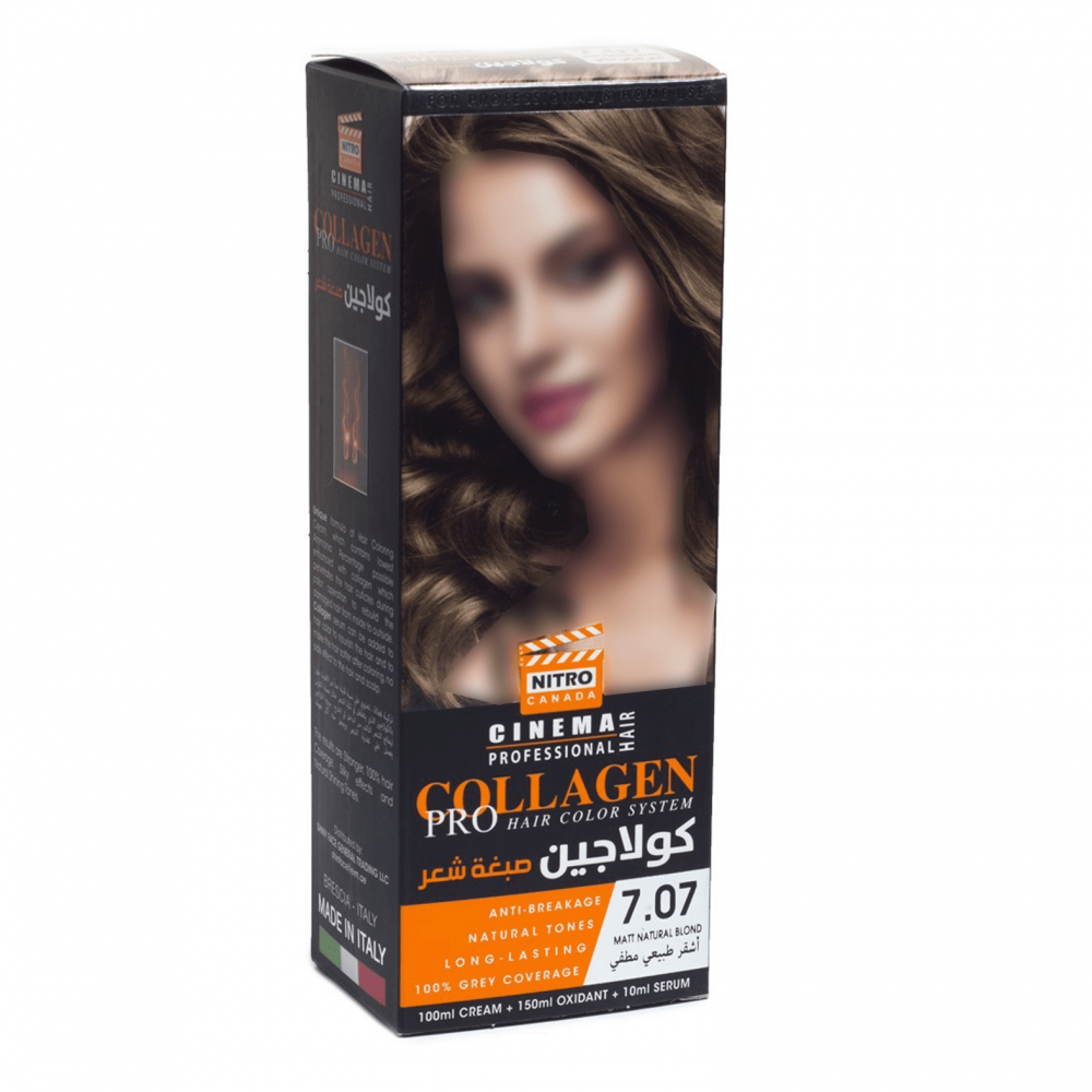 Nitro Collagen Hair Dye  Matte Natural Blond - صيدلية غيداء الطبية