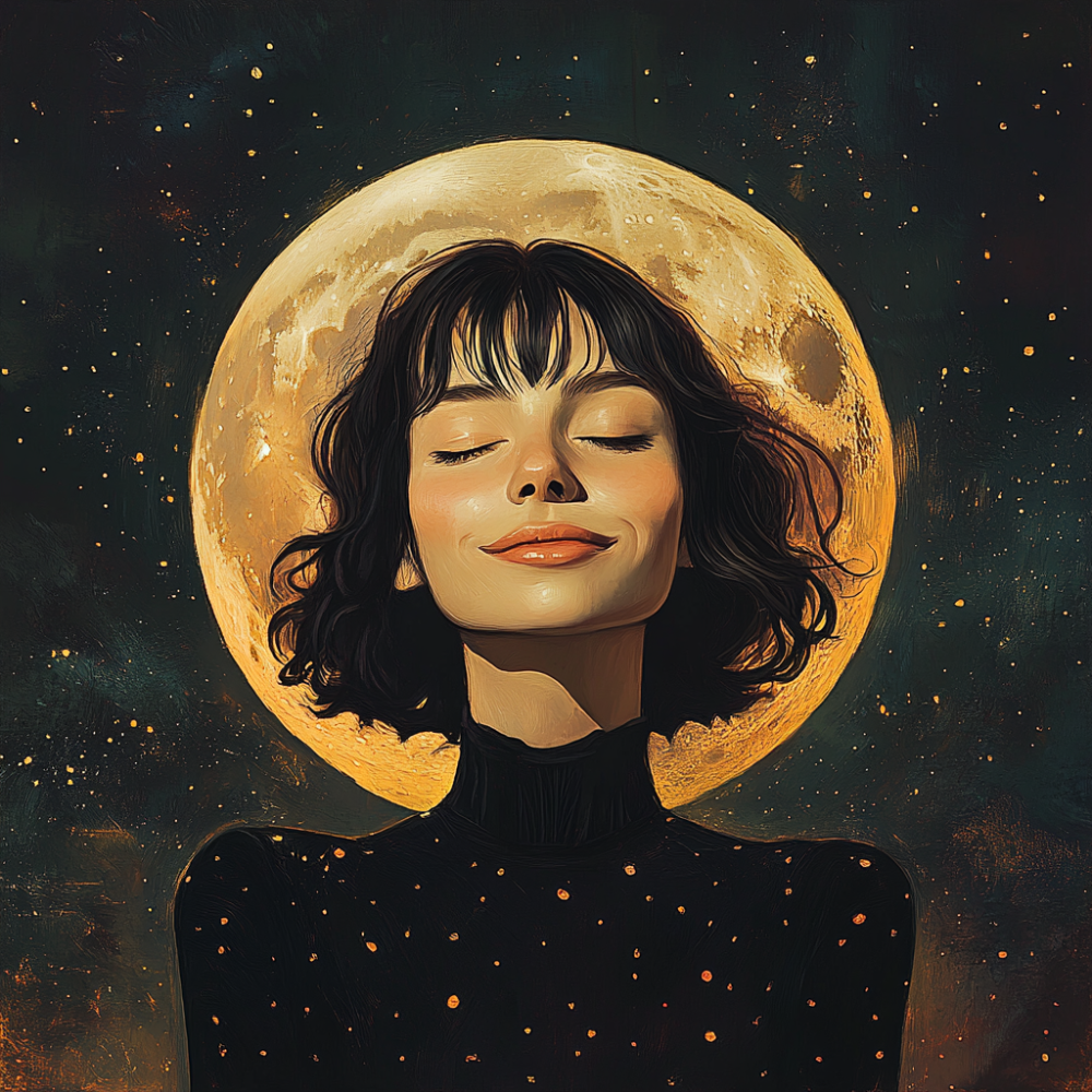 Like the shining moon in a world full of stars