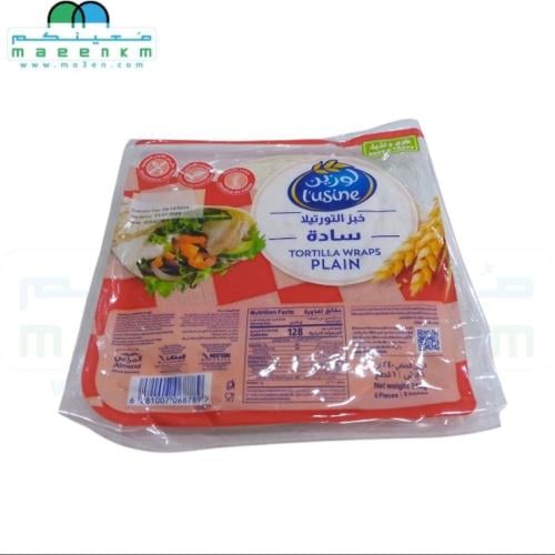 لوزين خبز التورتيلا سادة 6 قطع 240 جرام