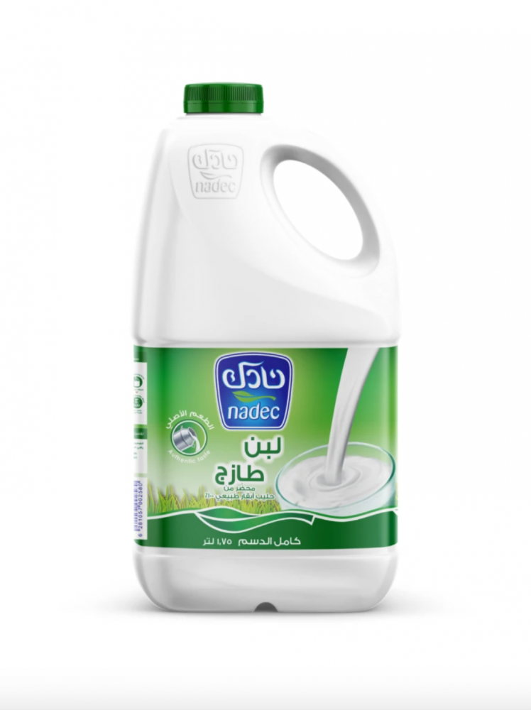 لبن نادك طازج كامل الدسم 1 لتر