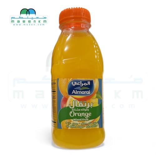 عصير المراعي طبيعي برتقال بدون سكر 200 مل