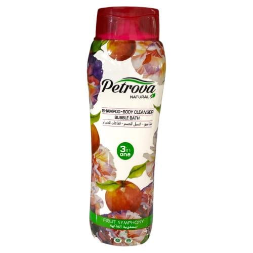 شامبو وغسول جسم بتروفا الطبيعي ٣*١ سمفونية الفاكهة ٨٠٠ مل