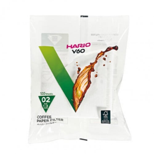 فلتر هاريو V60 مقاس 2  عدد 100 فلتر