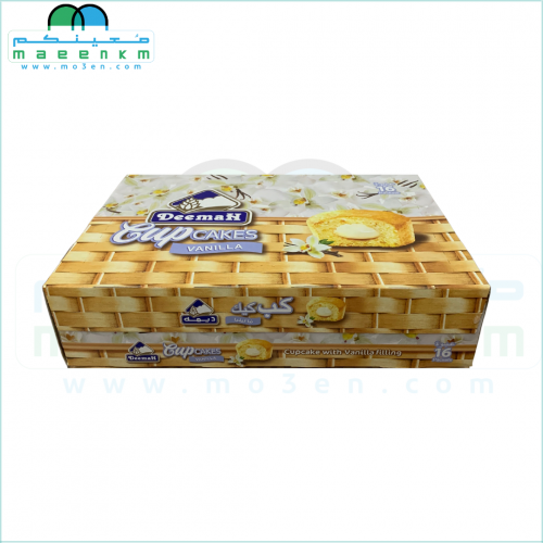 كب كيك ديمة كريمة الفانيلا 16 حبة