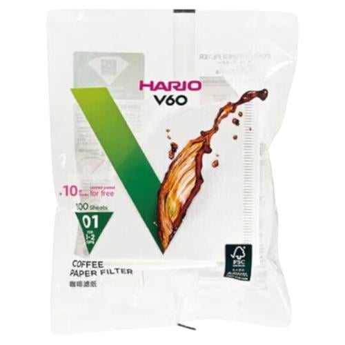 فلتر هاريو V60 مقاس 1  عدد 100 فلتر