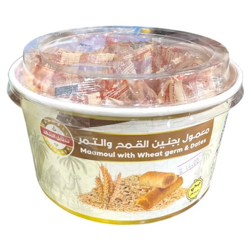 معمول بجنين القمح والتمر سنابل الشهد  450 جرام