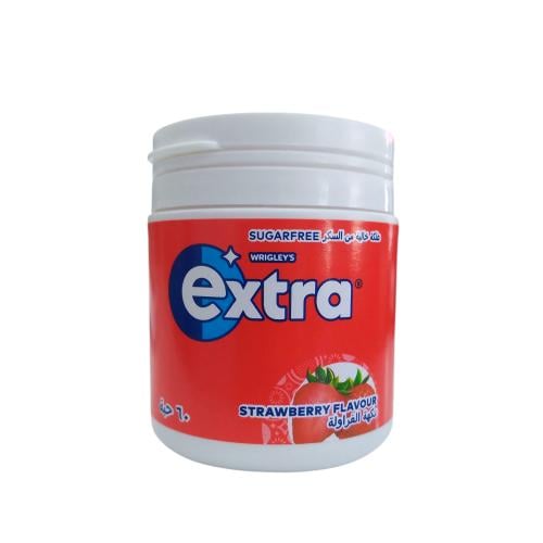 علك اكسترا علبة بنكهة الفراولة 84 جرام