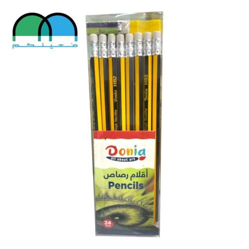 قلم رصاص دنيا  24 حبه
