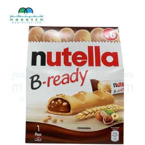 نوتيلا ويفر محشو بالنوتيلا 6 قطع 132 غرام