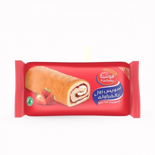 فوشية سويس رول بالفراوله 60 جرام