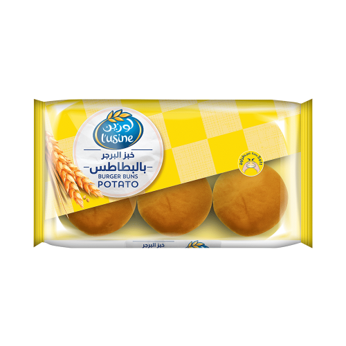 لوزين خبز البرجر بالبطاطس
