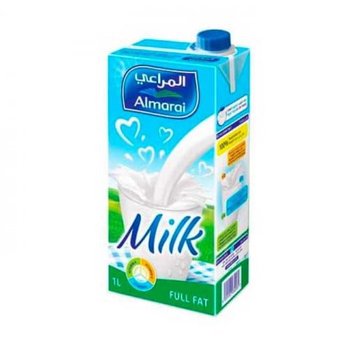 حليب المراعي طويل الأجل كامل الدسم 1 لتر