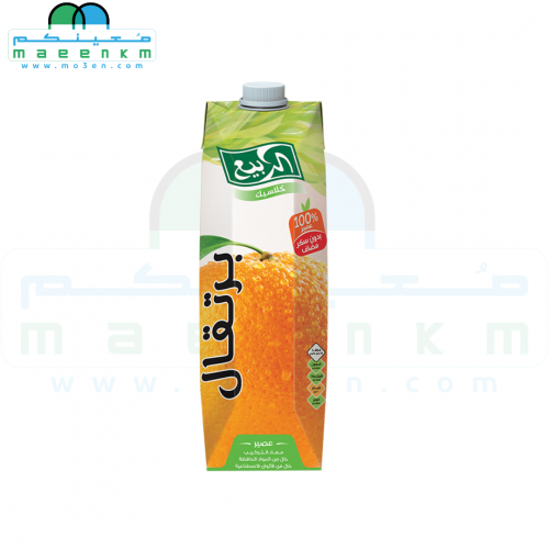 عصير الربيع برتقال 1 لتر معينكم