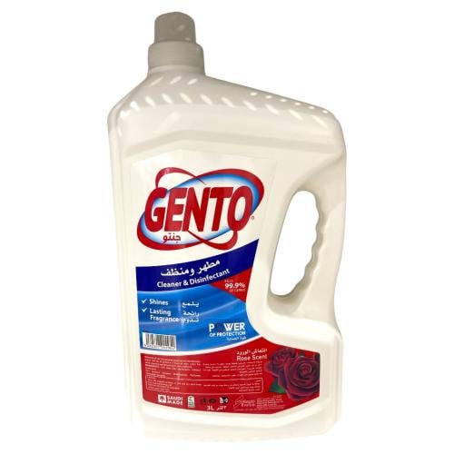 جنتو مطهر ومنظف الورد 3 لتر