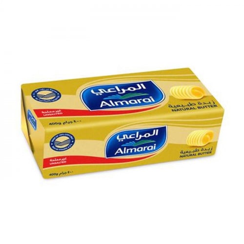 زبدة المراعي غير مملحة 400 جرام