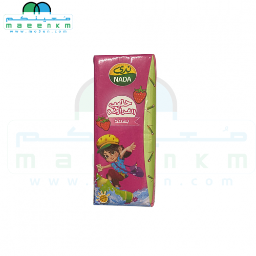 حليب ندى الفرولة  200 مل معينكم