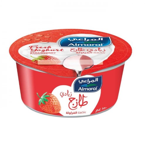 زبادي المراعي فراولة 150 جم